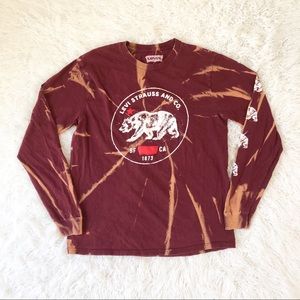 CUSTOM Levi’s Bleach Dye Long Sleeve - S